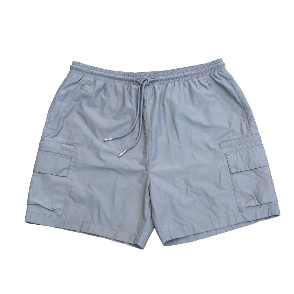 Kith Mens Cargo Shorts Grey Blue Cotton Nylon Mesh Lined KHM060289 Size L